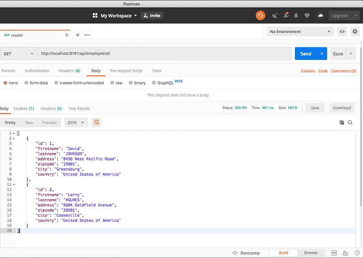 oracle-spring-boot-docker-postman